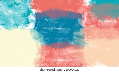 Colorful vector watercolor backgrounds for poster, brochure or flyer, Bundle of watercolor posters, flyers or cards. Banner template.