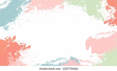 Colorful Vector Watercolor Backgrounds Poster Brochure Stock Vector ...