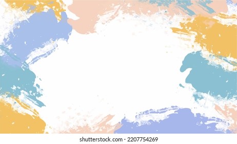 Colorful vector watercolor backgrounds for poster, brochure or flyer, Bundle of watercolor posters, flyers or cards. Banner template.