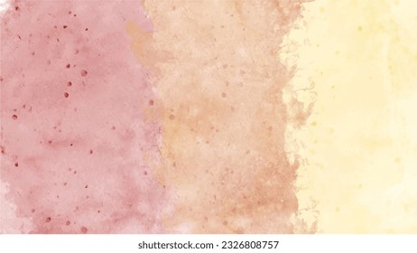 Colorful vector watercolor backgrounds for poster, brochure or flyer, Bundle of watercolor posters, flyers or cards. Banner template.