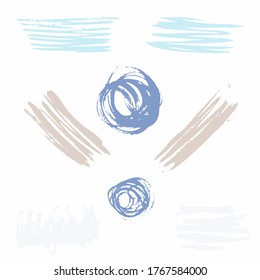 Colorful vector watercolor brush strokes. Watercolor Vintage. Art creative modern abstract vector.