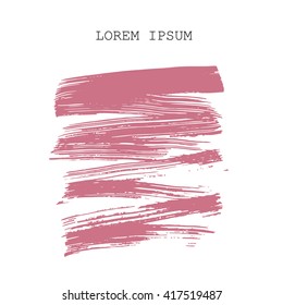 Colorful vector watercolor brush strokes