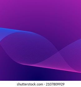 Colorful vector wave background illustration