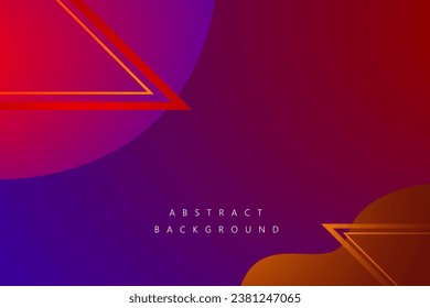 Colorful vector wave modern background with space for text and message. concept design