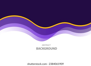 Colorful vector wave modern background with white space for text and message. concept design