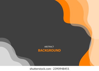 Colorful vector wave modern background with space for text and message. concept design	