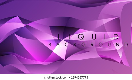 Colorful vector wave texture, liquid abstract background.