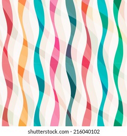 colorful vector waves background