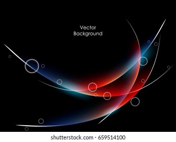 colorful vector wavy backdrop. Bright background with copy space. Template for design. Eps10