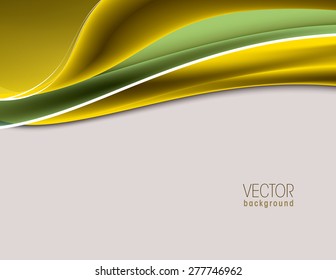 Colorful Vector Wavy Background.