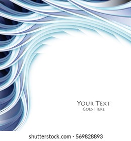 Colorful vector wavy background. Bright abstract illustration. Elements for your design. Eps10