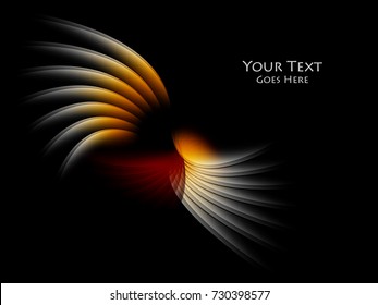 Colorful vector wavy background. Bright abstract illustration. Elements for your design. Eps10