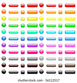 Colorful Vector Web Buttons
