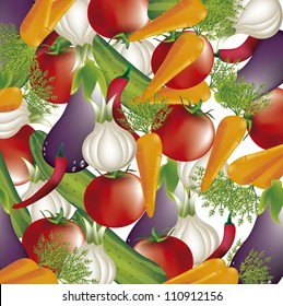 colorful vegetables over white background. vector illustration