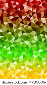 Colorful vertical banner. Beautiful colors. Polygonal design. Vector. For design websites, business presentations, printing.