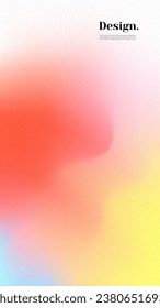 Colorful vertical gradient background. Social media frame vector illustration.