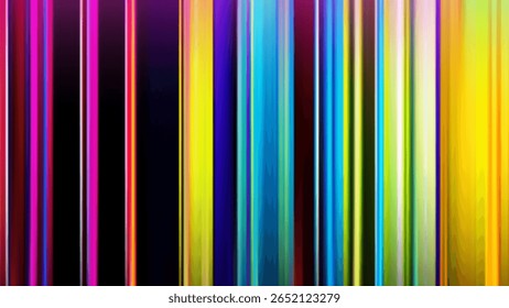 Colorful Vertical Lines. Gradient Stripes Background