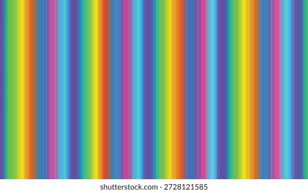 Fundo abstrato colorido e vibrante com listras de gradiente vertical lisas