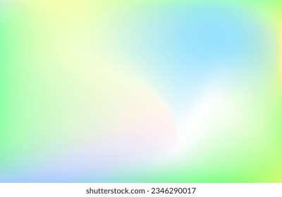 Colorful and vibrant liquid gradient background for web design and other with green color