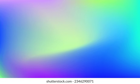 Colorful and vibrant liquid gradient background for web design and other with green and blue color