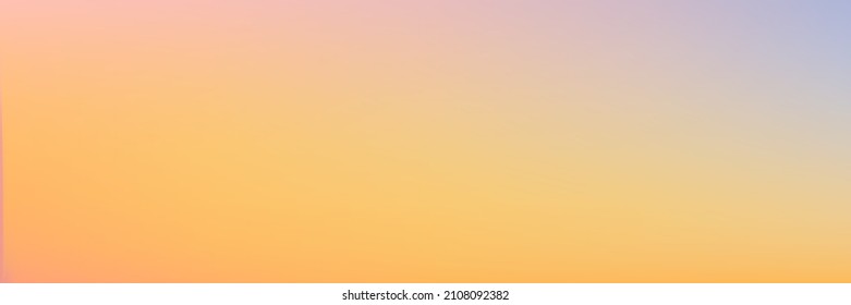 Colorful Vibrant Minimal Soft Sky Water Gradient Mesh. Smooth Surface. Sunrise Simple Color Vivid Bright Sky Wallpaper. Multicolor Blurred Clean Light Sunset Pastel Horizontal Gradient Backdrop.