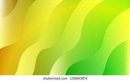 Colorful Vibrant Shapes. Abstract wave shape with gradient color. Warm colors. Vector illustration. Gradient.