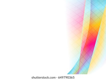 Colorido fondo abstracto de vibrante tecnología ondulada. Diseño de vectores