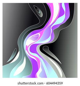 
Colorful vibrant Wave Background. Dynamic Effect. Abstract Vector Illustration. Design Template. Modern Pattern.
