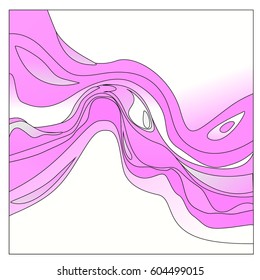 Colorful vibrant Wave Background. Dynamic Effect. Abstract Vector Illustration. Design Template. Modern Pattern.