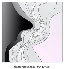 Colorful vibrant Wave Background. Dynamic Effect. Abstract Vector Illustration. Design Template. Modern Pattern.