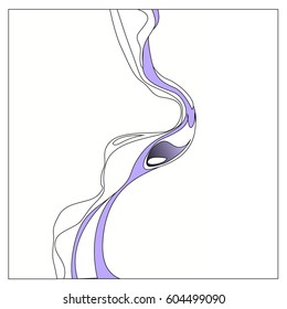Colorful vibrant Wave Background. Dynamic Effect. Abstract Vector Illustration. Design Template. Modern Pattern.