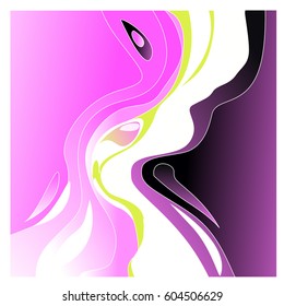Colorful vibrant Wave Background. Dynamic Effect. Abstract Vector Illustration. Design Template. Modern Pattern.