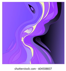Colorful vibrant Wave Background. Dynamic Effect. Abstract Vector Illustration. Design Template. Modern Pattern.