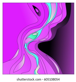 
Colorful vibrant Wave Background. Dynamic Effect. Abstract Vector Illustration. Design Template. Modern Pattern.
