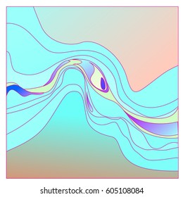 
Colorful vibrant Wave Background. Dynamic Effect. Abstract Vector Illustration. Design Template. Modern Pattern.
