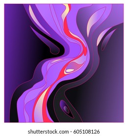 
Colorful vibrant Wave Background. Dynamic Effect. Abstract Vector Illustration. Design Template. Modern Pattern.
