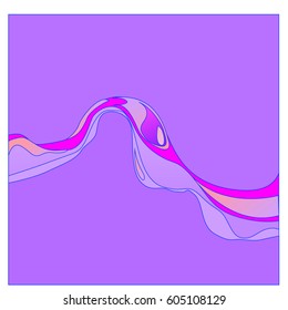 
Colorful vibrant Wave Background. Dynamic Effect. Abstract Vector Illustration. Design Template. Modern Pattern.
