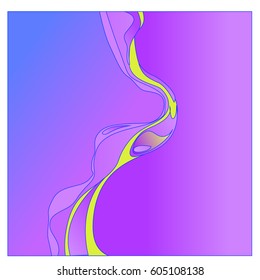 
Colorful vibrant Wave Background. Dynamic Effect. Abstract Vector Illustration. Design Template. Modern Pattern.
