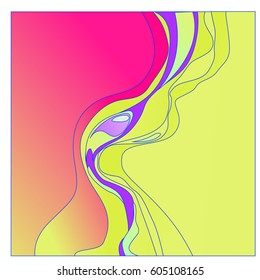 
Colorful vibrant Wave Background. Dynamic Effect. Abstract Vector Illustration. Design Template. Modern Pattern.
