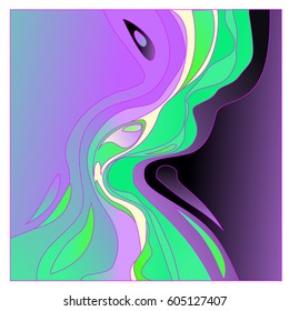 
Colorful vibrant Wave Background. Dynamic Effect. Abstract Vector Illustration. Design Template. Modern Pattern.
