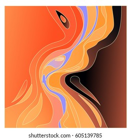 Colorful vibrant Wave Background. Dynamic Effect. Abstract Vector Illustration. Design Template. Modern Pattern.