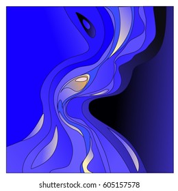 Colorful vibrant Wave Background. Dynamic Effect. Abstract Vector Illustration. Design Template. Modern Pattern.