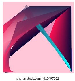Colorful vibrant Wave Background. Dynamic flux Effect. Abstract Vector Illustration. Design Template. Modern and Techno Style Pattern.