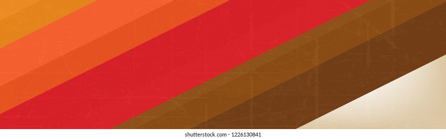 Colorful Vintage Abstract Line Background, Retro Design Banner.