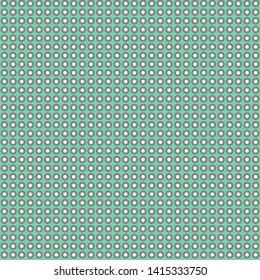 Colorful vintage pattern design on polka dot background. Use for wallpaper, template, banner, cover, fabric