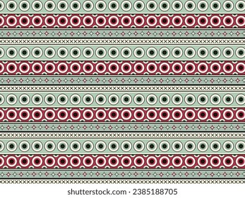 bunter Vintage-Muster, Vektorgrafik-Design und Hintergrund-Design,