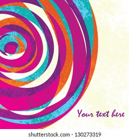 Colorful vintage vector background