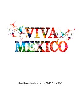 Colorful VIVA MEXICO design