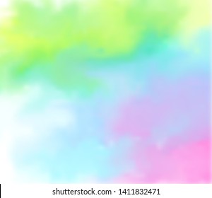 Colorful vivid abstract vector mesh art smudges background for design, wallpaper, cover, card