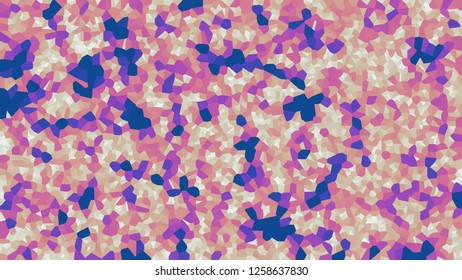 Colorful voronoi, vector abstract. Irregular lines mosaic pattern. Geometric grid 
